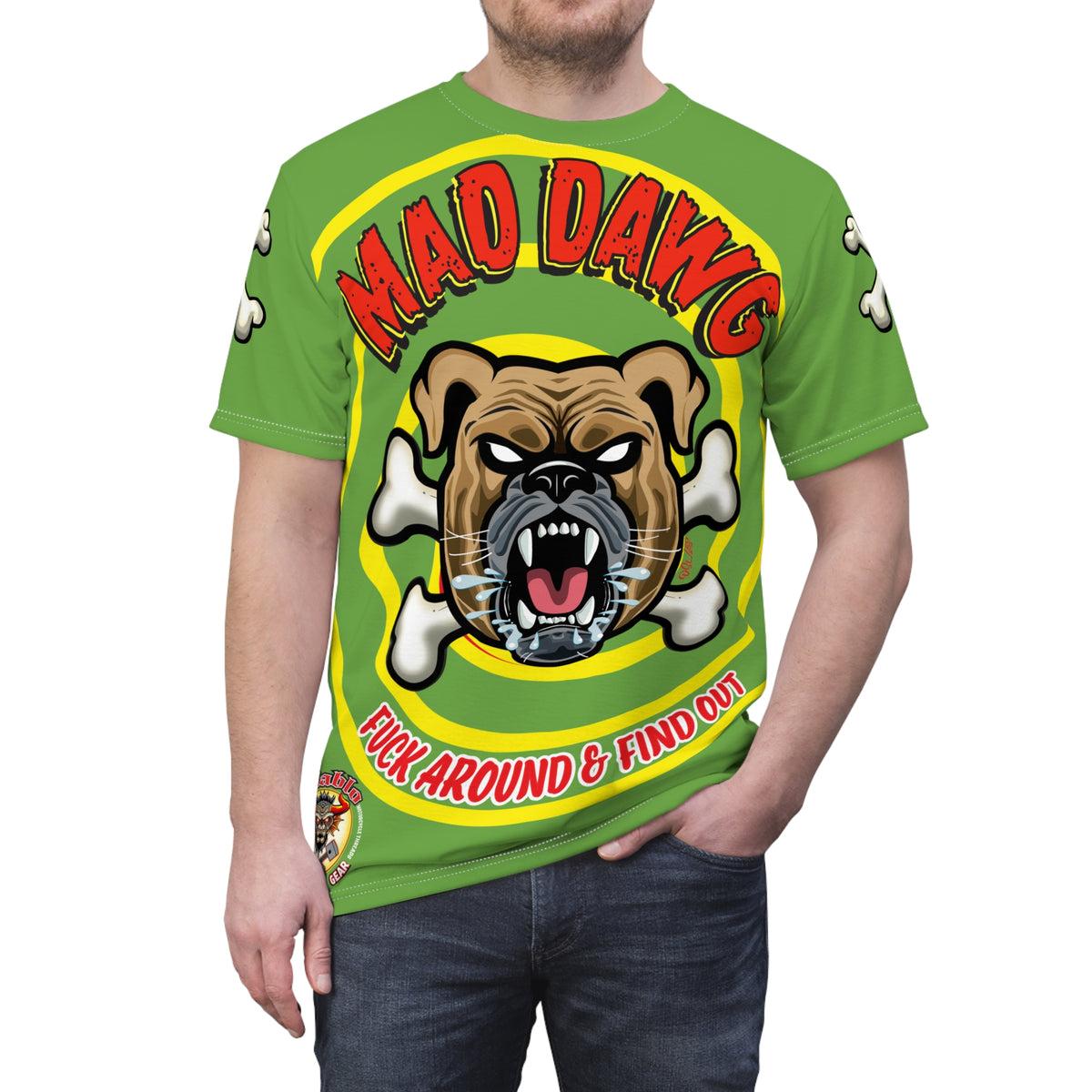 Mad Dawg HiViz Biker Super Tee - THE Perfect Touring T-Shirt