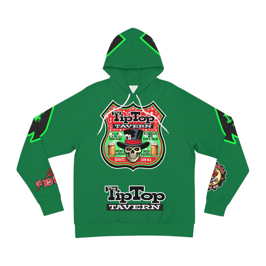 HoodZ Tip Top Tavern America's Best Dive Bar Super Hoodie - Ace of Spades Special Edition - High Visibility Lumina Green Accents