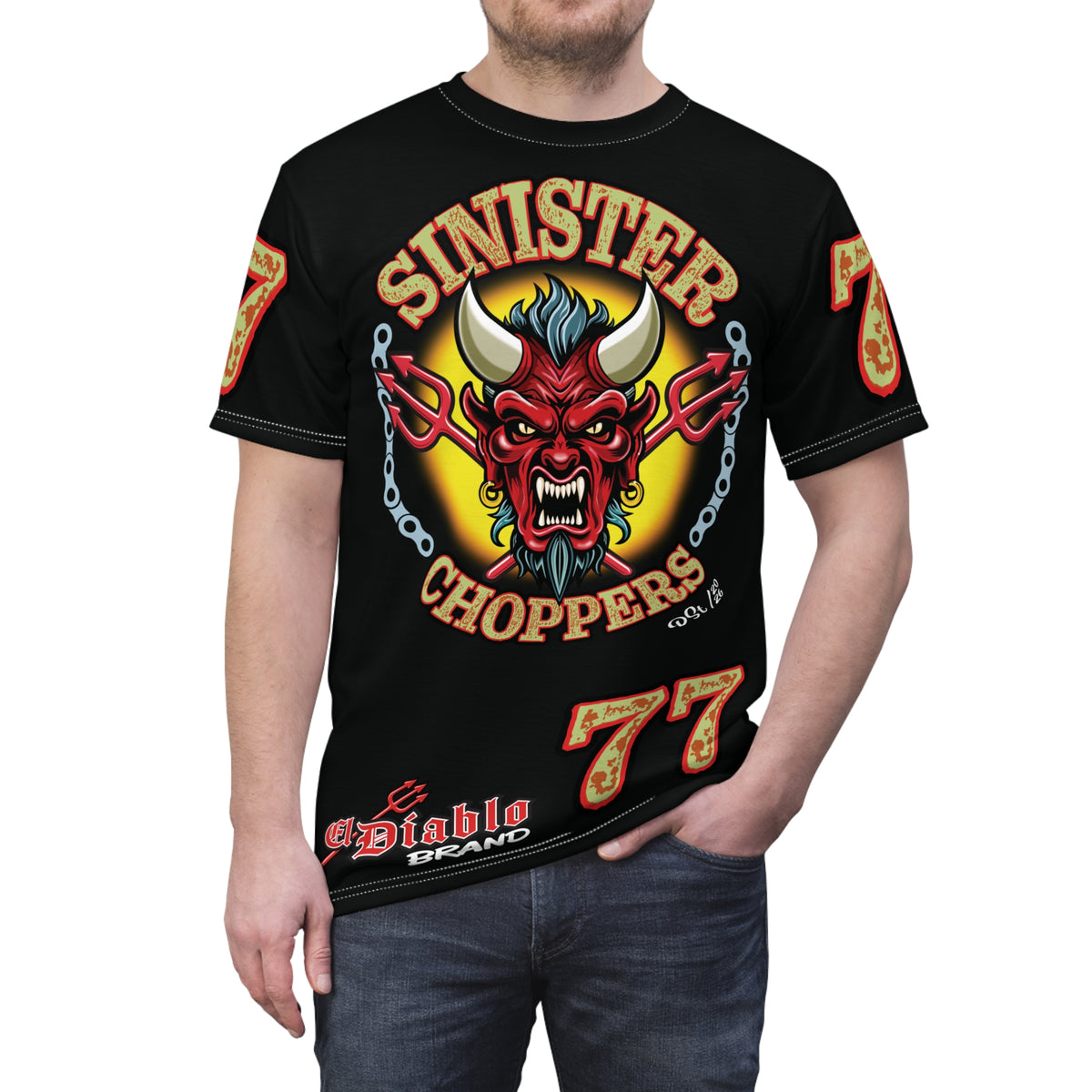 Sinister Choppers BIG D SPECIAL SUPER T— Ride Cool Look Cool in our Best Super Tee