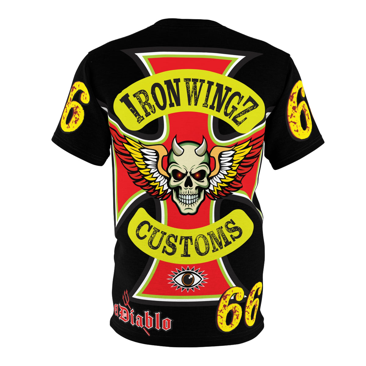 Iron Wingz Garage HiViz Super T - Hardcore Motorcycle Riders Cut