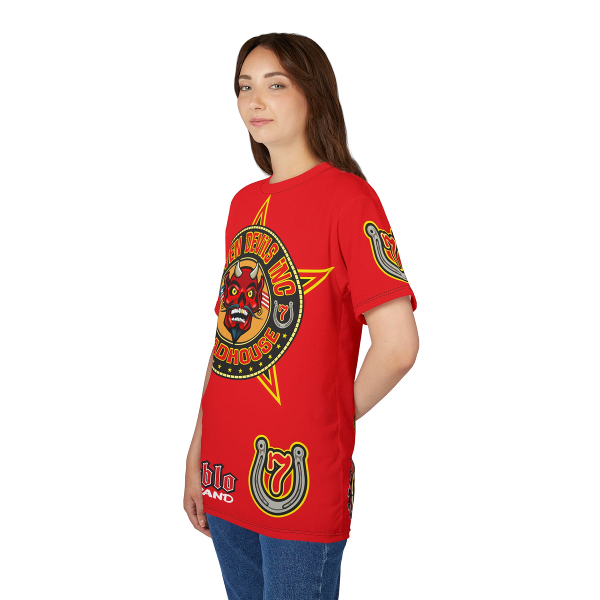 Seven Devils Inc. Roadhouse HiViz Graphic Tee - Motorcycle Custom Riding Super Tee