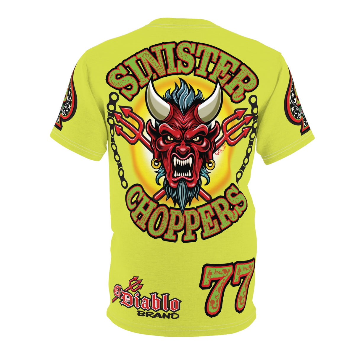 VERY Special HIVIZ Sinister Choppers  SUPER TEE— Ride Cool, Look Cool in our Best Super Tee