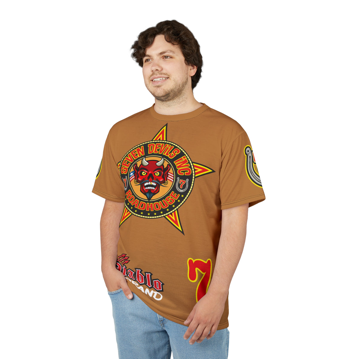 Seven Devils Inc. Roadhouse Graphic Tee - Motorcycle Custom Riding Super Tee