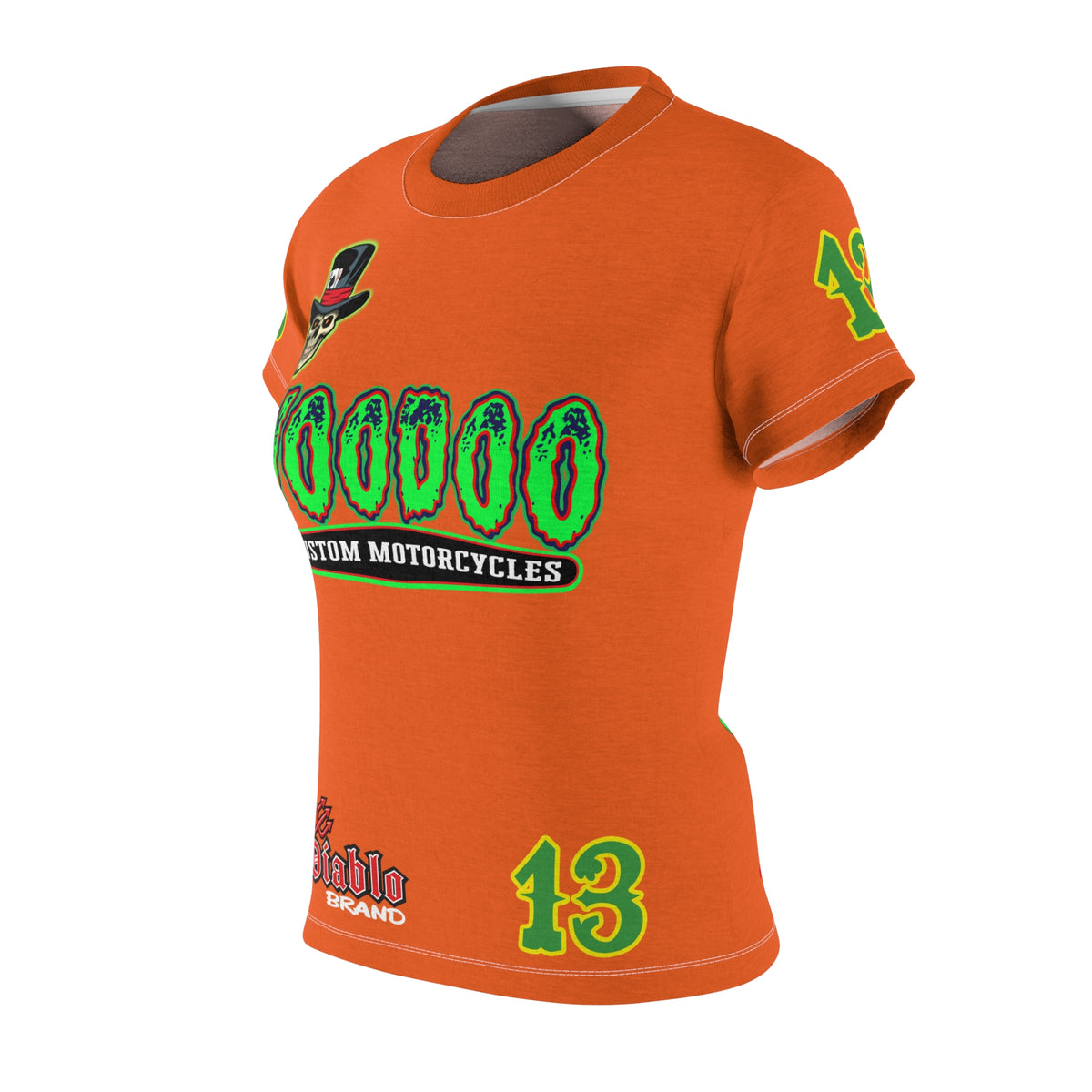 Women's Cut VooDoo Custom Motorcycles Graphic Tee — HiviZ Graphics