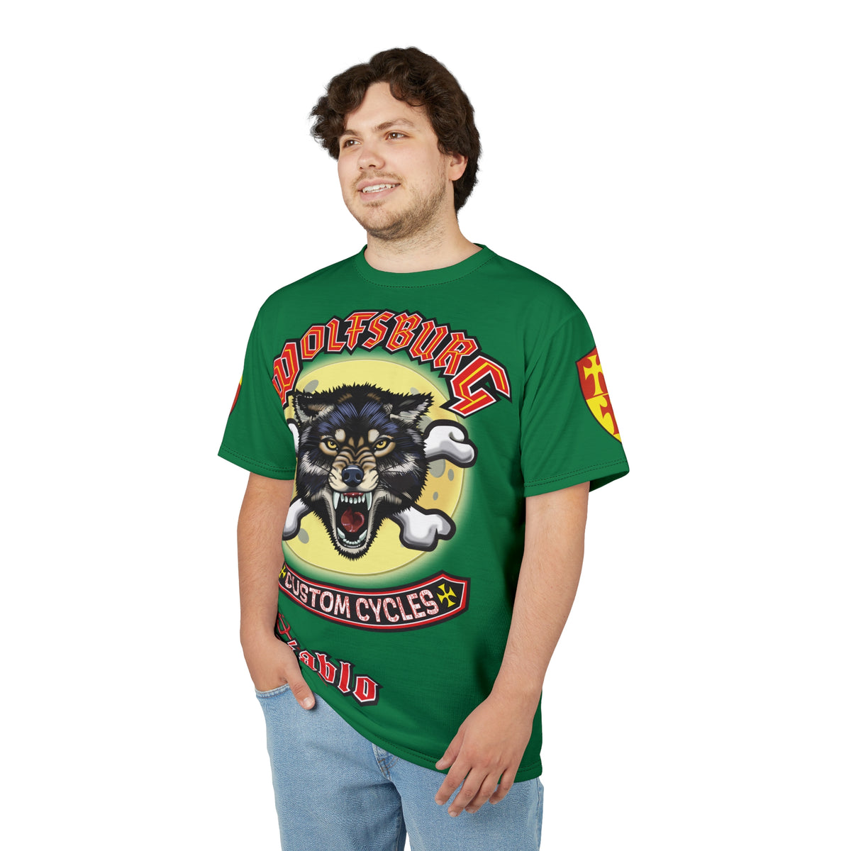 Wolfsburg Custom Cycles HiViz Super Tee - Ultimate in Riding Comfort