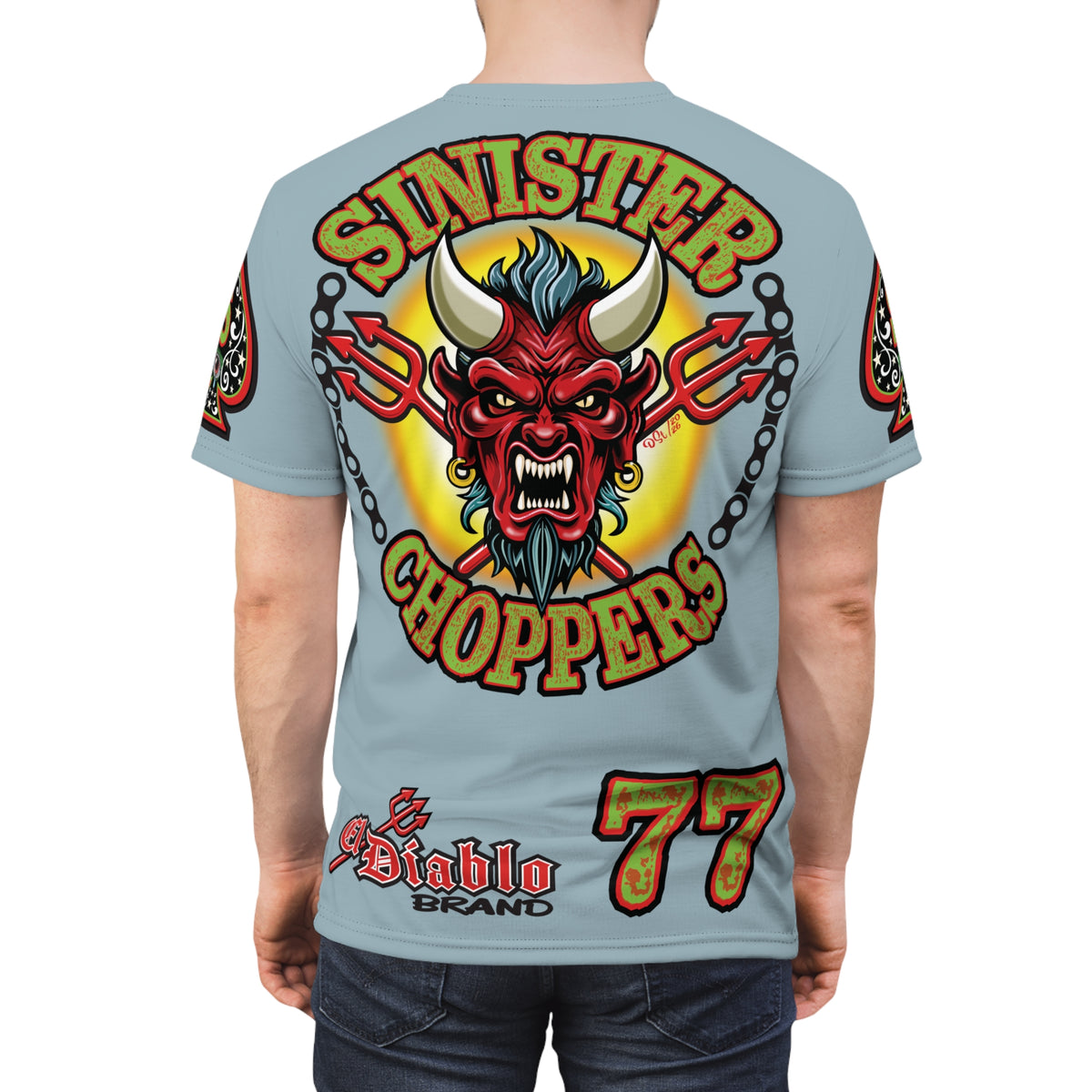 Sinister Choppers OUTRAGEOUS SPECIAL EDITION SUPER TEE— Ride Cool, Look Cool in our Best Super Tee