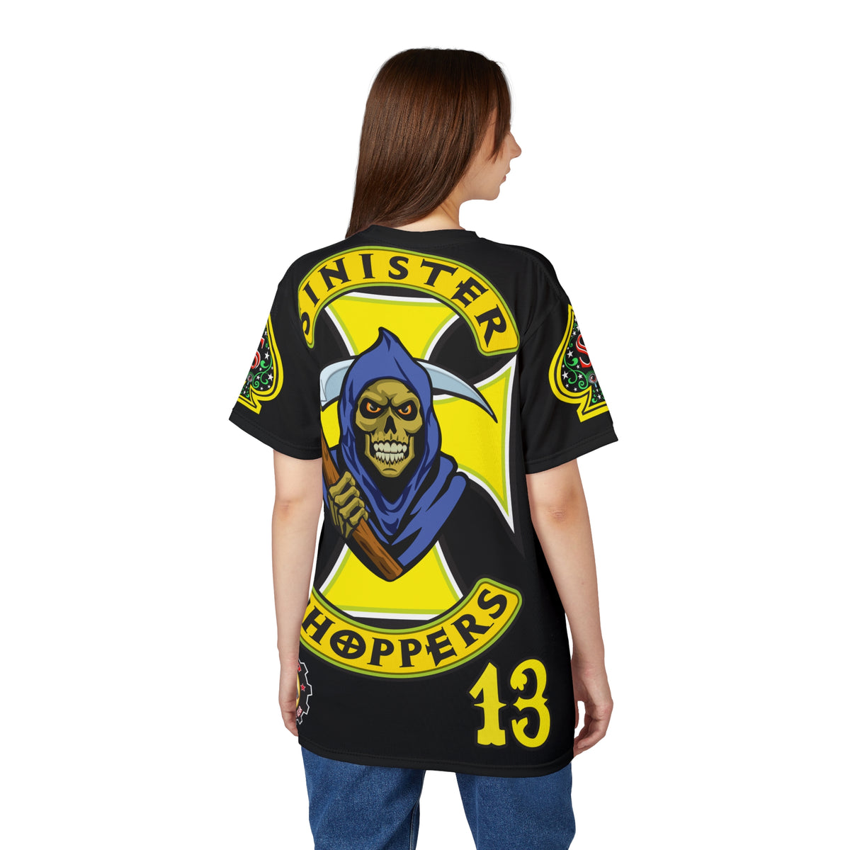 Sinister Choppers Custom Motorcycles -  HiViz Custom Reaper Super Tee - High Performance Riding Wear
