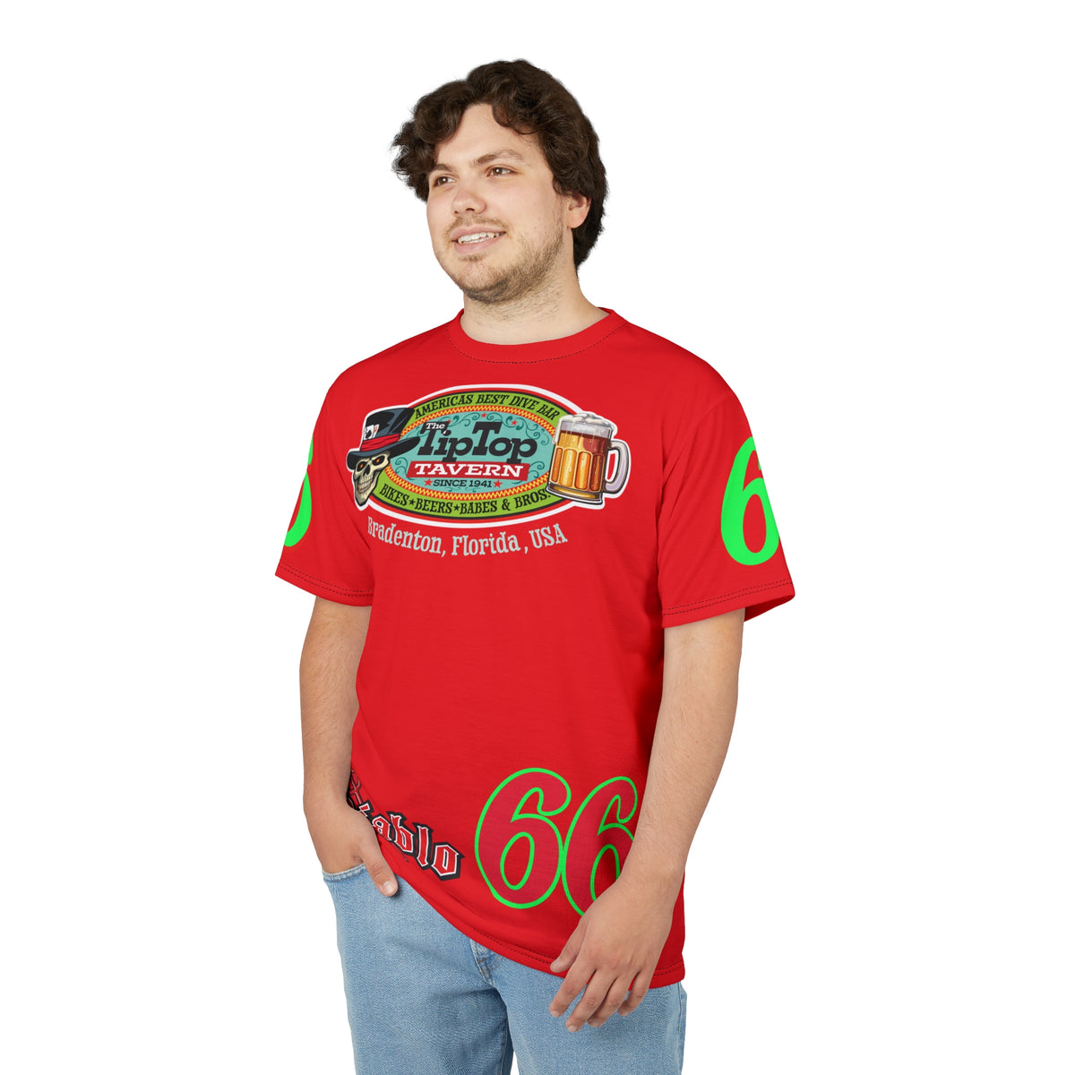 Tip Top Tavern Dive Bar Super Tee - America's Best Dive Bar - Bikes Beers Babes & Bros. -Remembering Jesse Biker Bar Tee