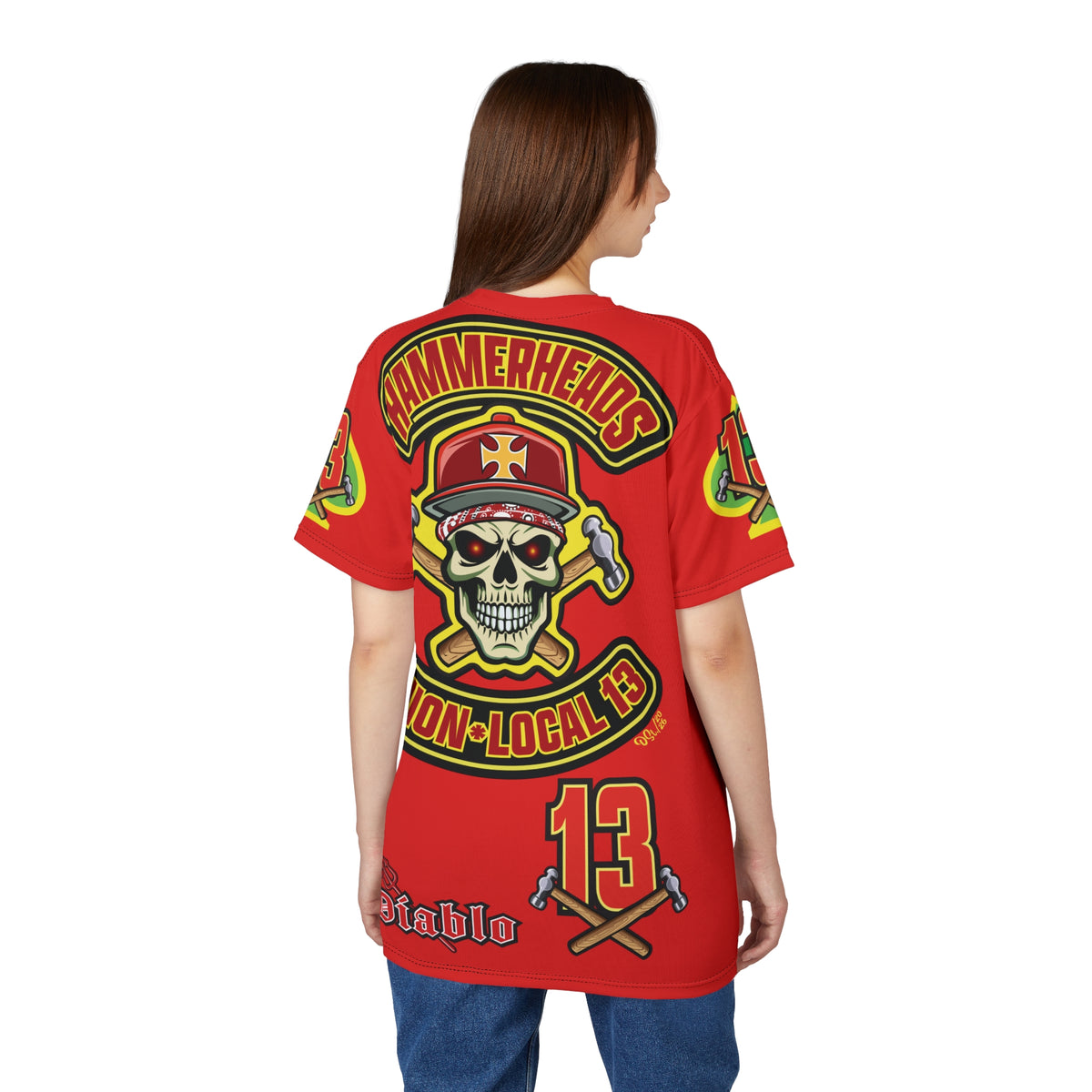 Hammerheads Union Local 13 FAFO -  Custom Motorcycle Riding Tee Shirt _ Super Comfort and Fit