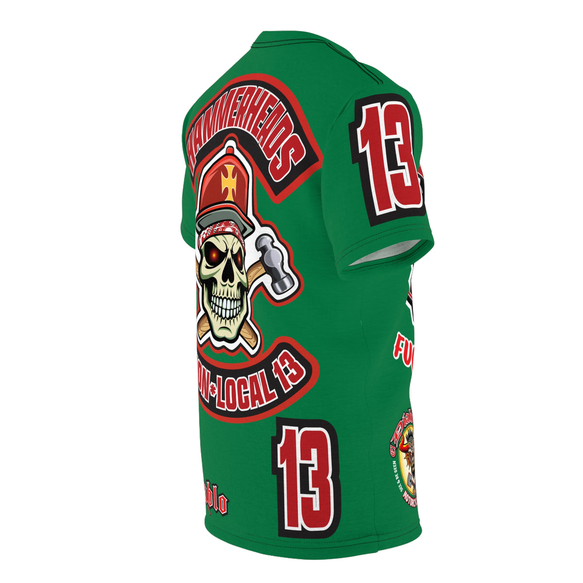 Hammerheads Union Local 13 - Special Wicking Material for Cool Riding Comfort