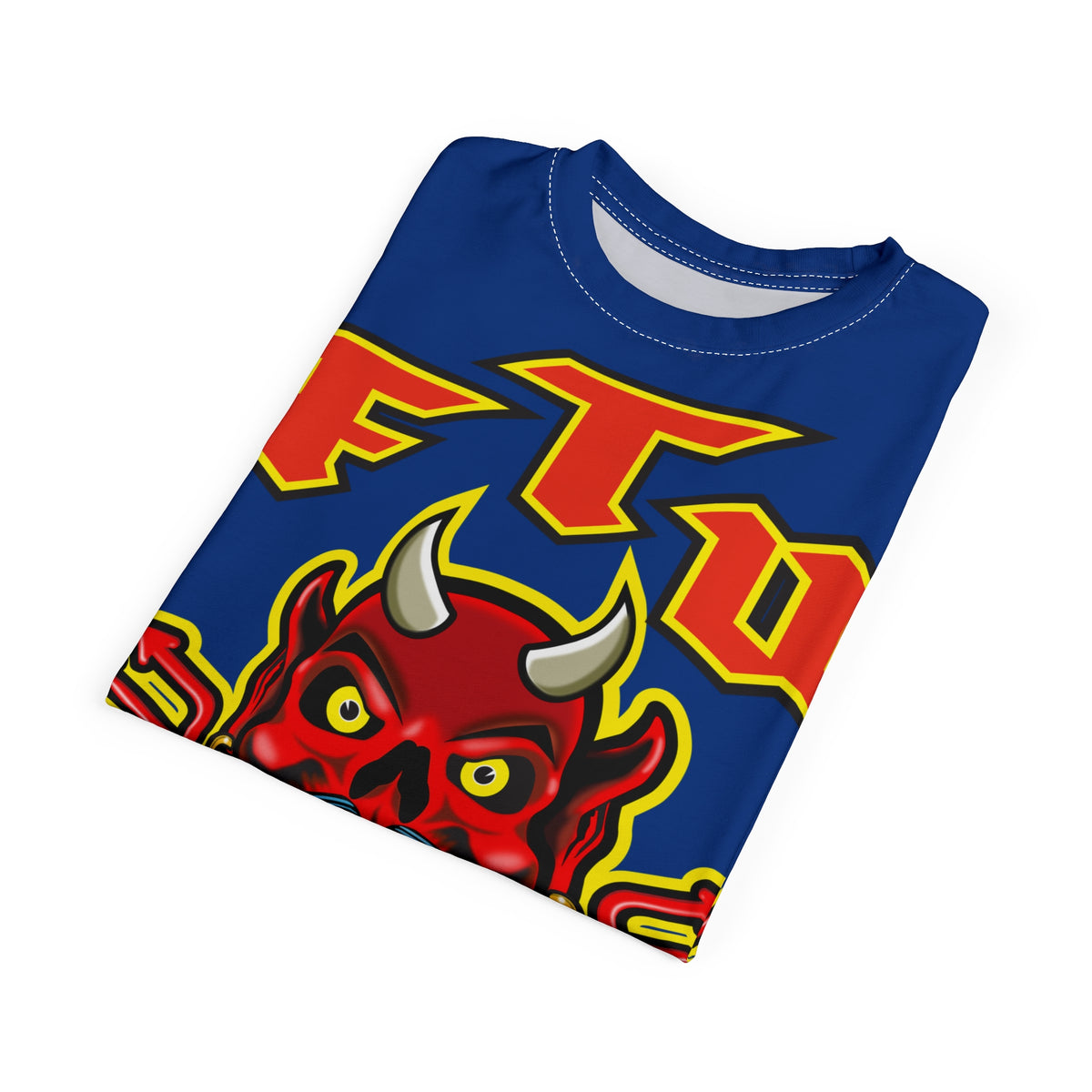 FTW Motorcycle Riders Super Tee - Edgy HiViz Colour Graphics - Show Your Attitude in Style