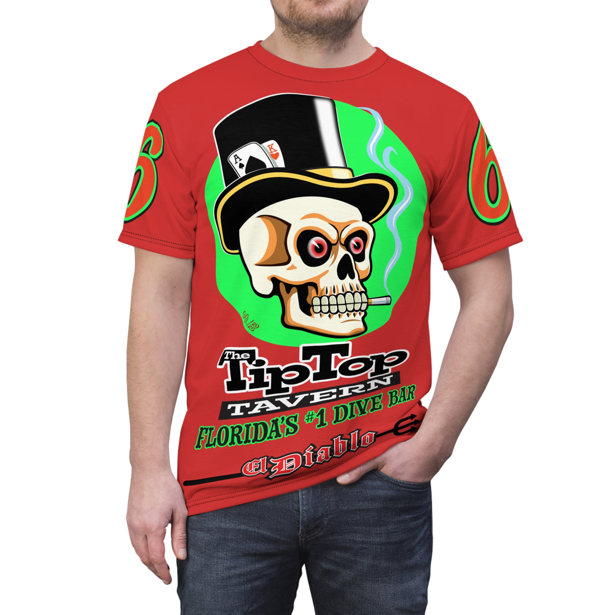 Tip Top Tavern Dive Bar Super Tee - America's Best Dive Bar, Bikes Beers Babes & Bros. - Biker Bar Tee