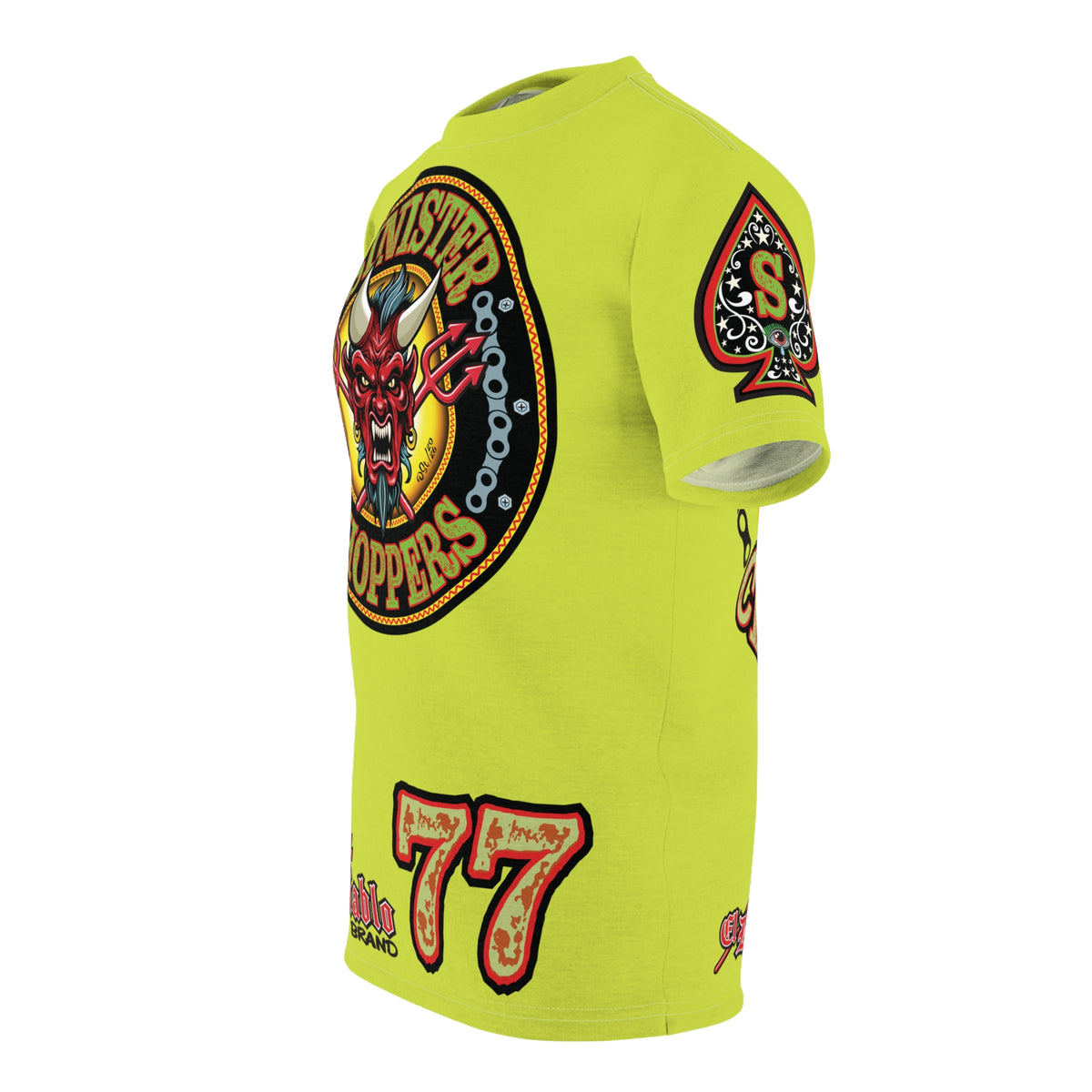 VERY Special Sinister Choppers BIG D HIVIZ SUPER TEE— Ride Cool Look Cool in our Best Super Tee