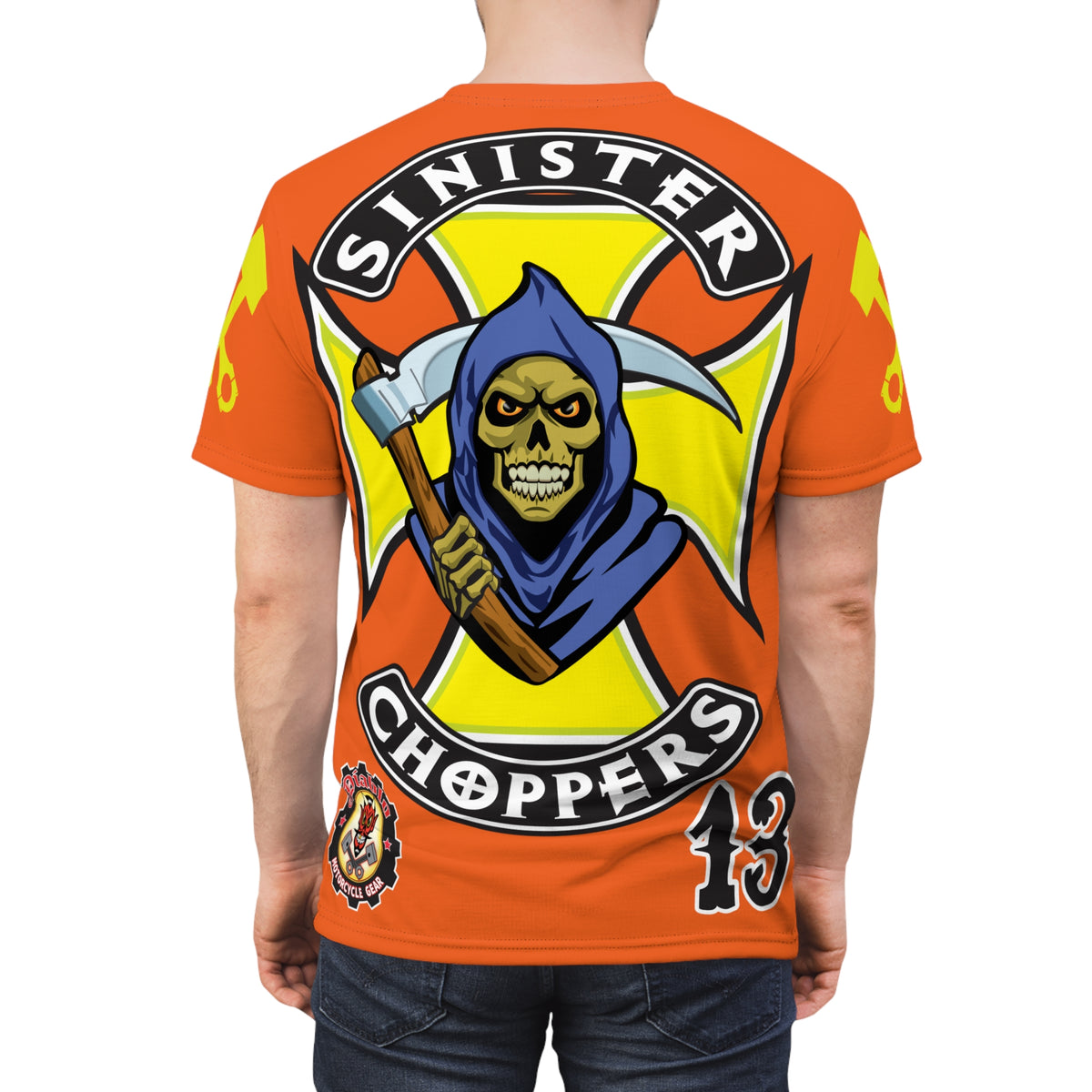 Sinister Choppers HiViz Custom Motorcycles Reaper Super Tee - High Performance Riding Wear