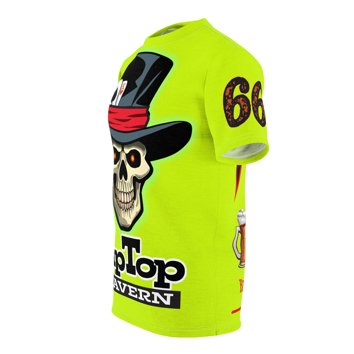 Very Special Tip Top Tavern Dive Bar HiViz Lumina Super Tee (*Limited Edition) - America's Best Dive Bar, Bikes Beers Babes & Bros. - Honouring Biker Bar Tee