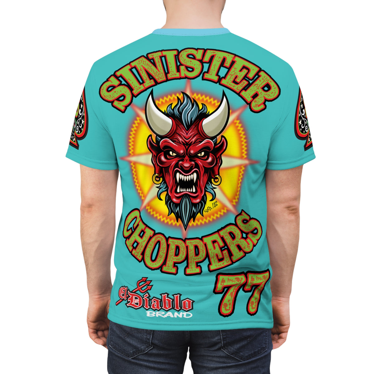 Sinister Choppers Devil Graphic Tee
