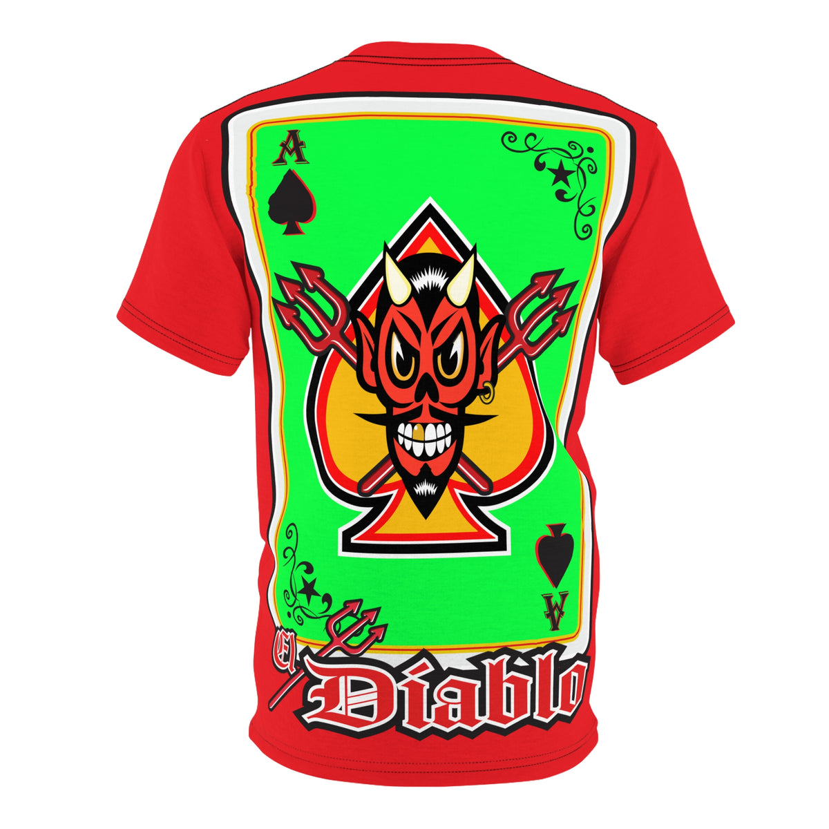 El Diablo Brand Unisex HiViz Motorcycle Riding Super Tee