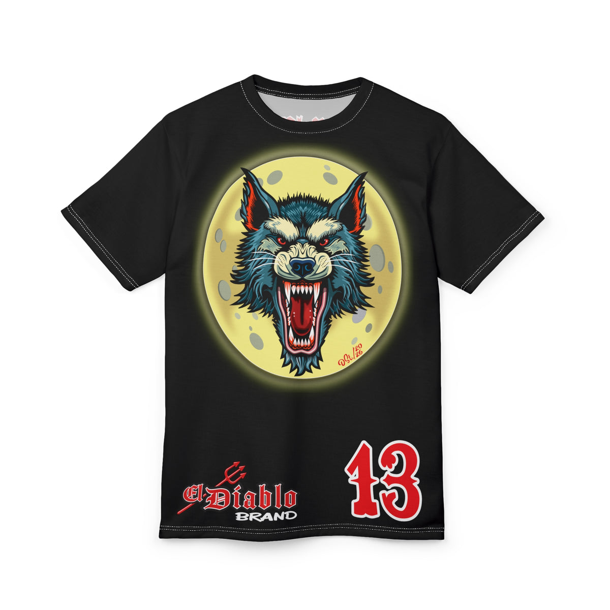 MWT Wolf Custom Motorcycles Super Tee — Viciously Cool High Performance Motorcycle Riding Shirt