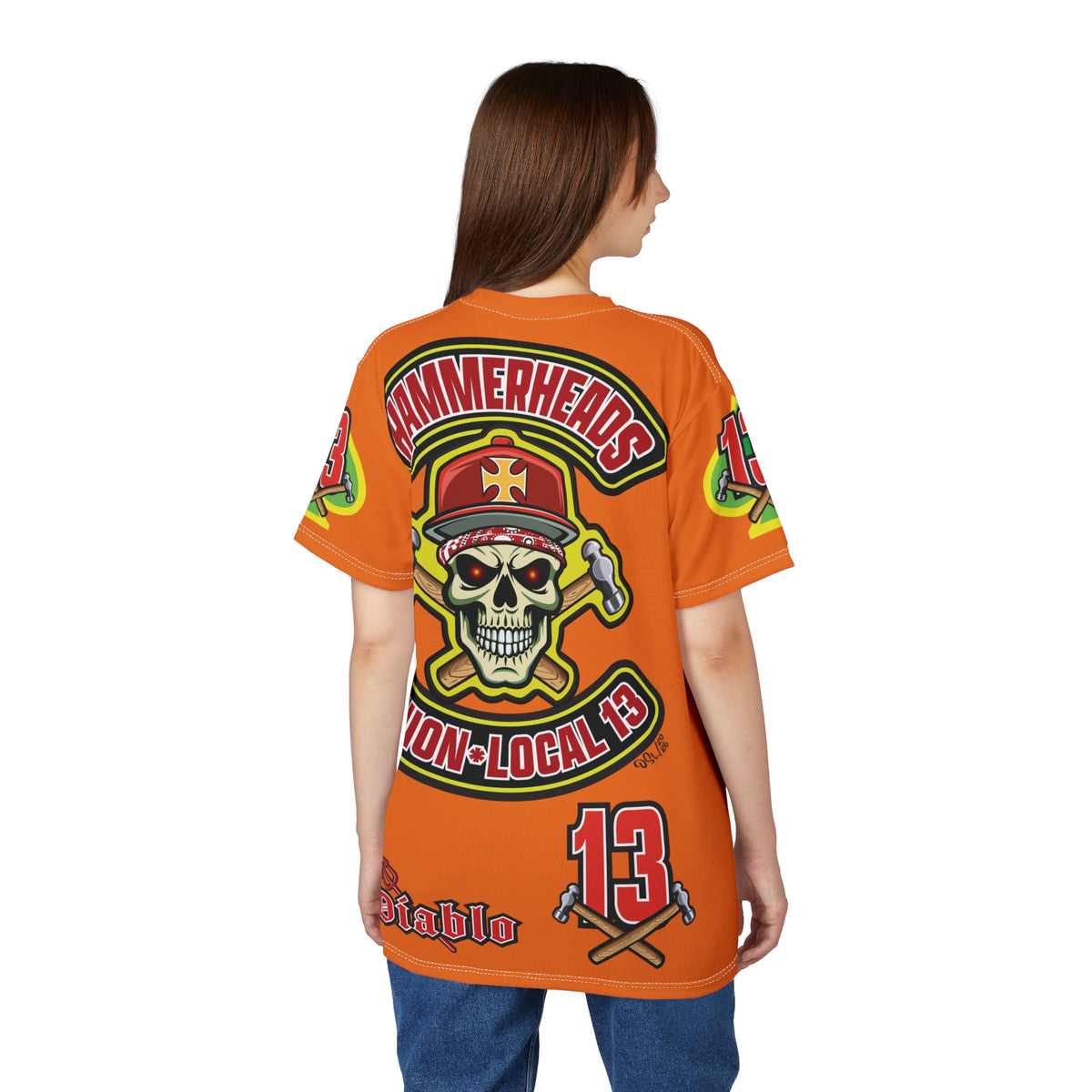 Hammerheads Union Local 13 -  Custom FAFO Motorcycle Riding Tee Shirt _ Super Comfort and Fit