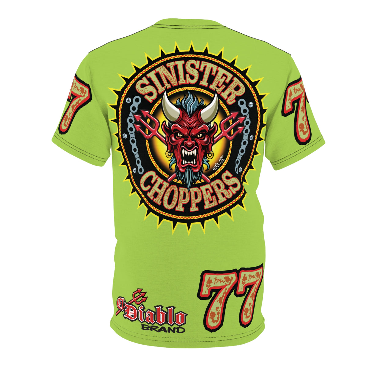 VERY Special HIVIZ Sinister Choppers BIG D SUPER T— Ride Cool Look Cool in our Best Super Tee