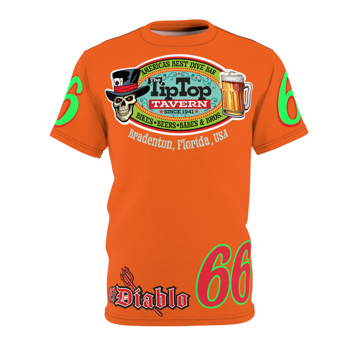 Tip Top Tavern Ace of Spades Super Tee - America's Best Dive Bar - Bikes Beers Babes & Bros.