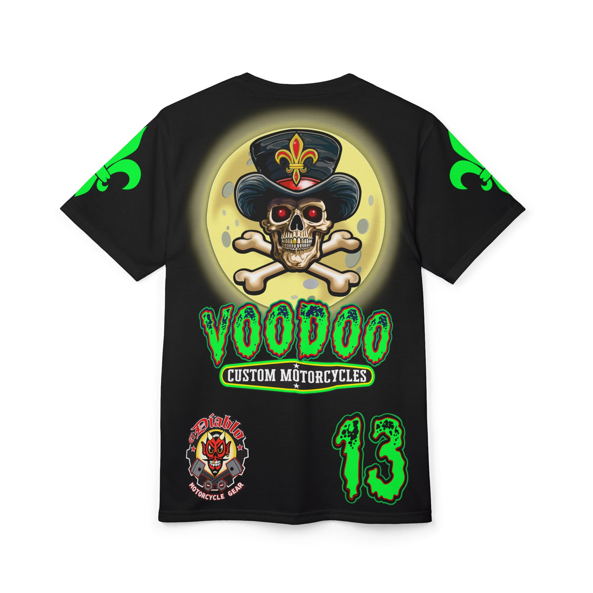 SRT VooDoo Customs Ragin' Cajun Custom Biker Riding Super Tee