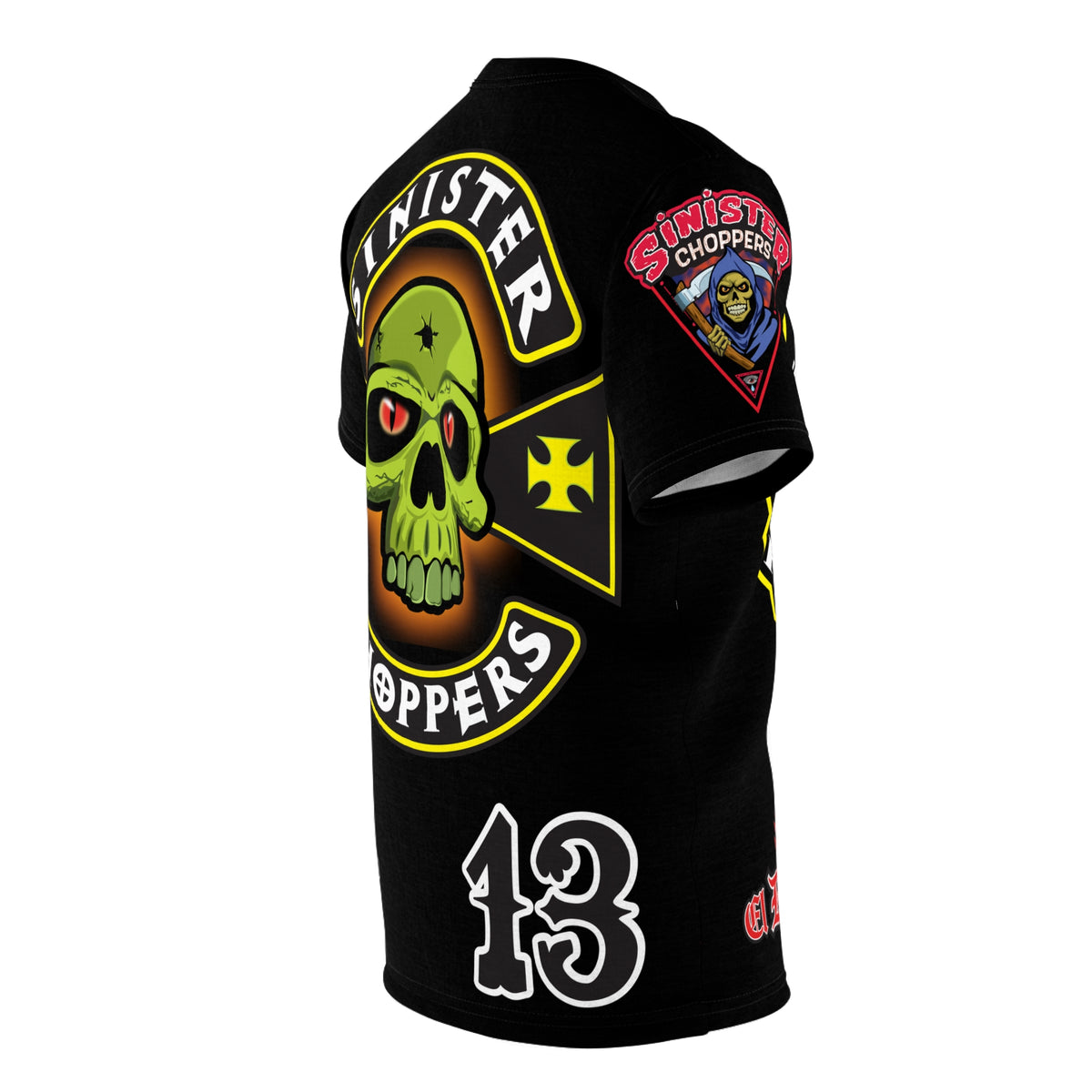Sinister Choppers - BAD in BLACK Super Tee - Spectacular Custom Motorcycle Riding Gear