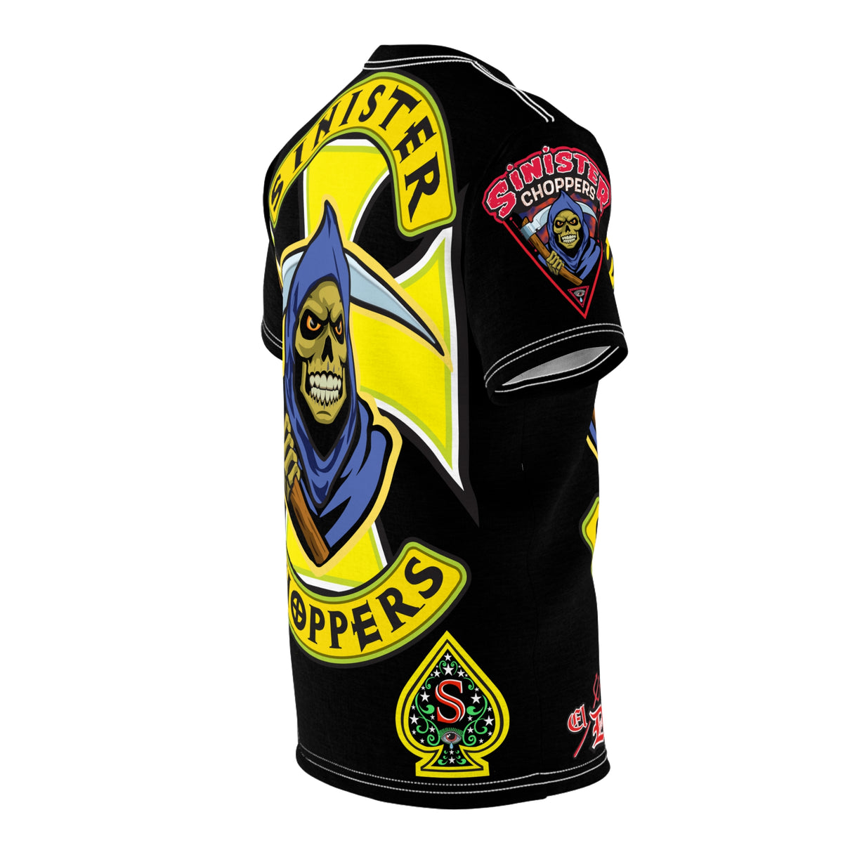 Sinister Choppers - Reaper - HiViZ Super Tee - See & Be Seen - Spectacular Custom Motorcycle Riding Gear