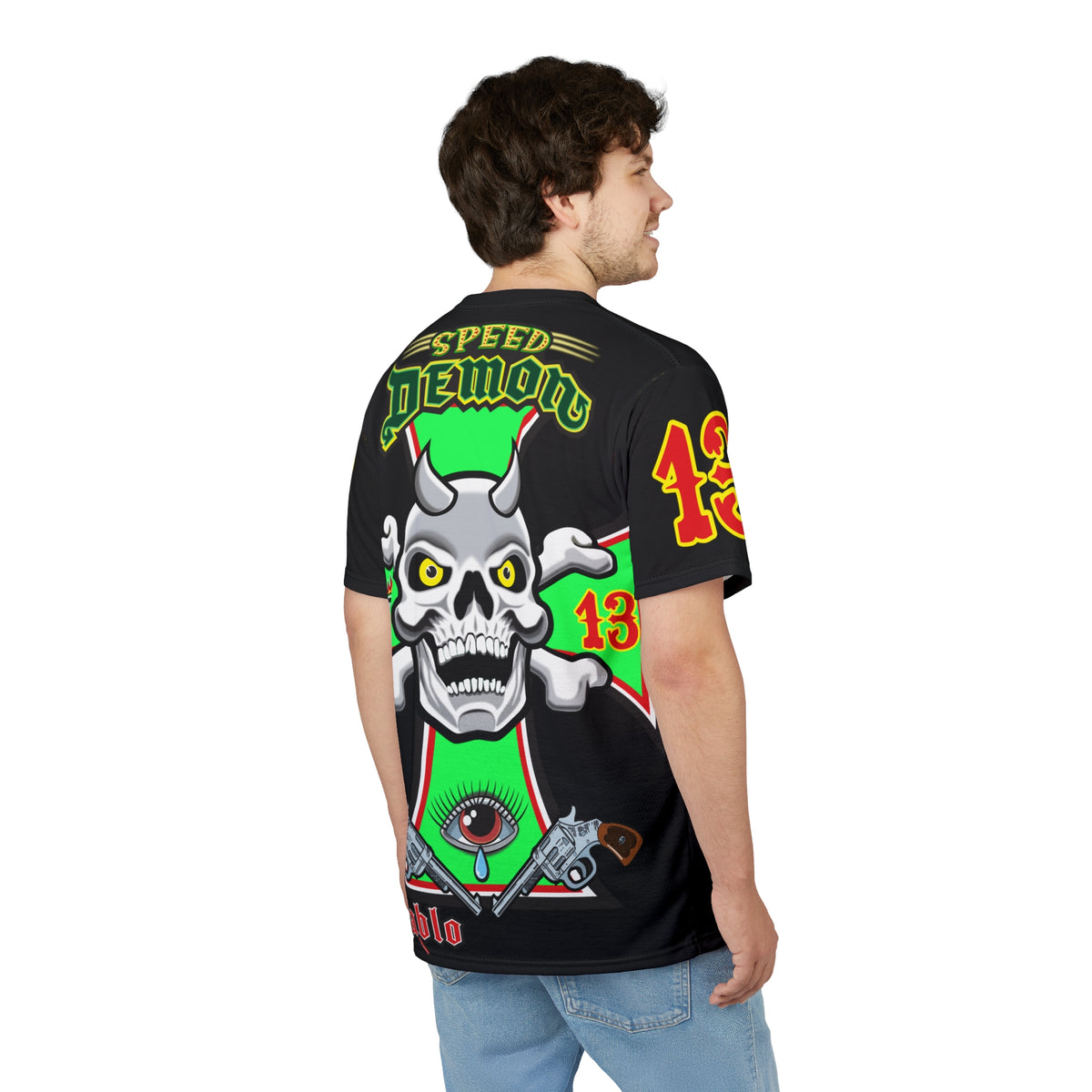 Speed Demon HiViZ Riding Super Tee - Superior Riding Comfort- The Intimidator